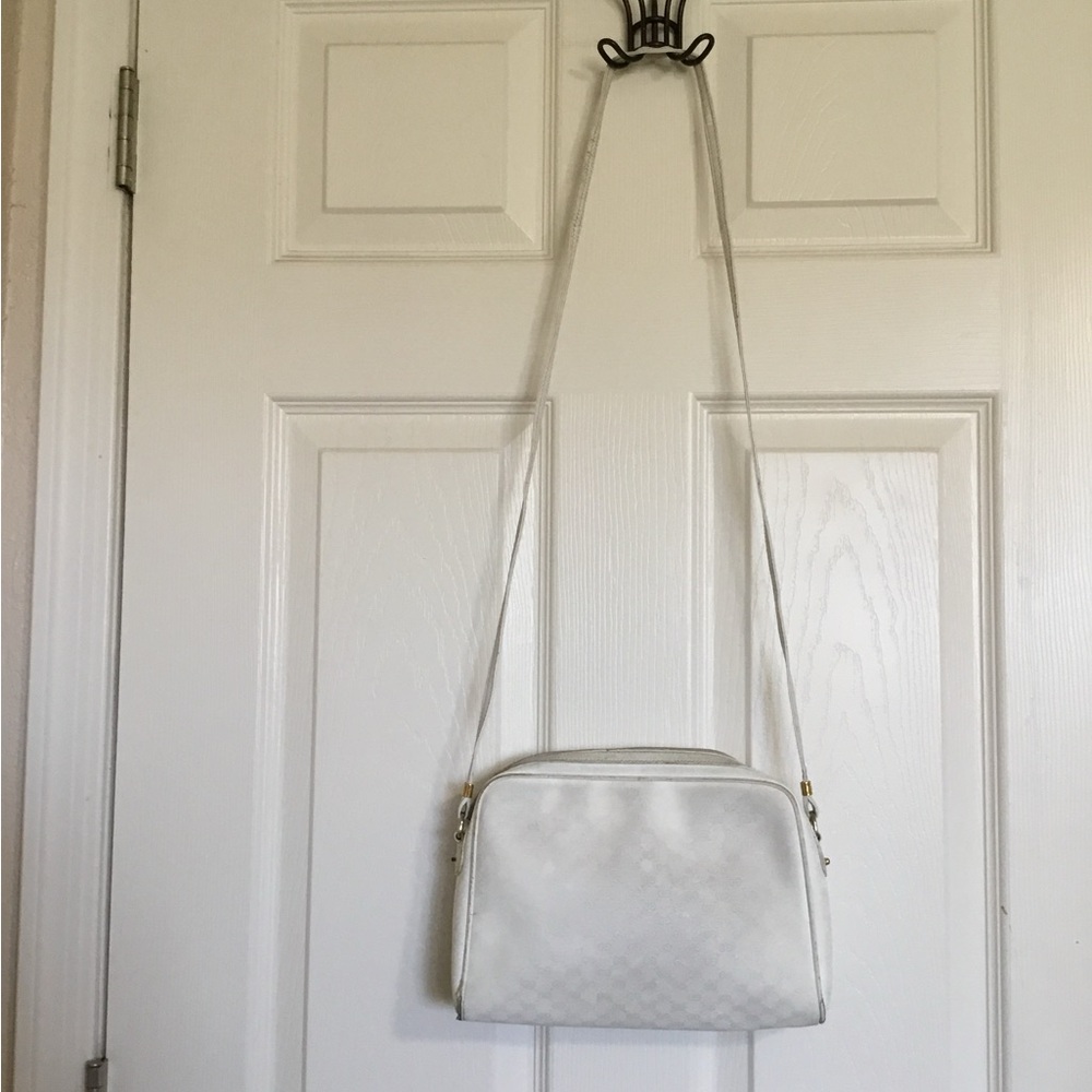 GUCCI Shoulder Bag Leather White Authentic AS IS - Picture 2 of 16